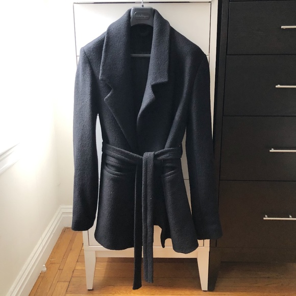 NID DE GUÊPES Men's Wool Robe Coat - Picture 1 of 5
